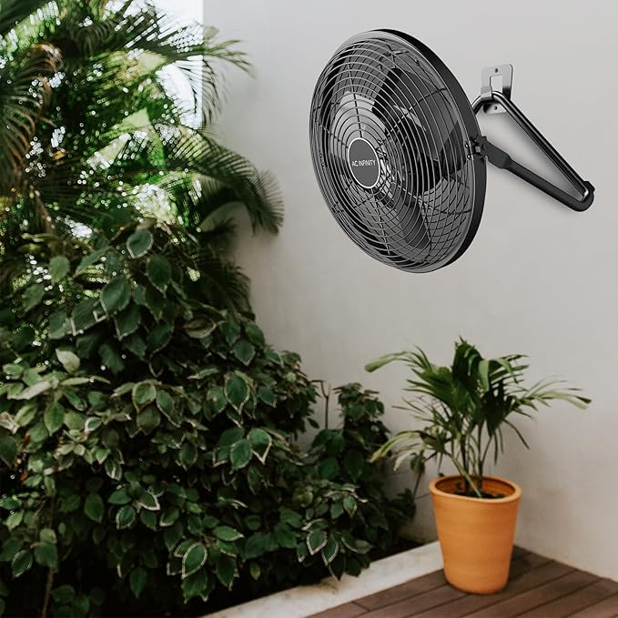 AC Infinity CLOUDLIFT S14, Industrial Wall Fan 14” with Wireless 10-Speed Controller, EC-Motor High-Velocity Shop Fan Floor Stand or Wall Mount, for Hydroponics, Greenhouses, Workshop Circulation - Image 8