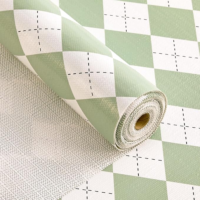 Sage Green Shelf Liner for Kitchen Cabinets 24" x 240" Non-Adhesive Non-Slip Drawer Liners for Dresser, Waterproof Washable Paper, Durable Protector Mat for Pantry Shelves Cupboards - Image 9