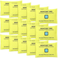 15 Pack 100 g Rechargeable Desiccant Packs Silica Gel Desiccant Moisture Absorbing Bag for Storage Reusable Car Dehumidifier Bag Bin Indicating Silica Gel Packet for Home (5 x 3.5 Inches) by Threlaco
