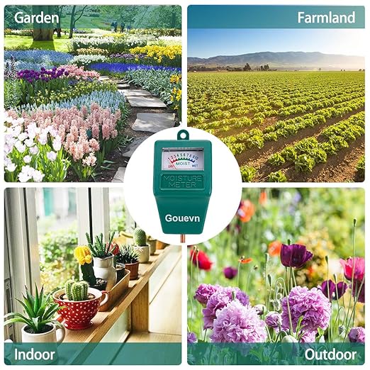 2pack Soil Moisture Meter, Hygrometer Soil Plant Water Meter, Plant Moisture Meter Indoor & Outdoor for Potted Plants, Lawns, Succulent (No Batteries Required) - Image 7