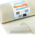 Songrey Non-Adhesive Drawer and Shelf Liner, Non Slip Cabinet Liners, Protect Kitchen Cupboard, Bathroom Drawers, Breathable, Thick Strong Grip mat (17.5IN x 20FT, Cream) by Unknown