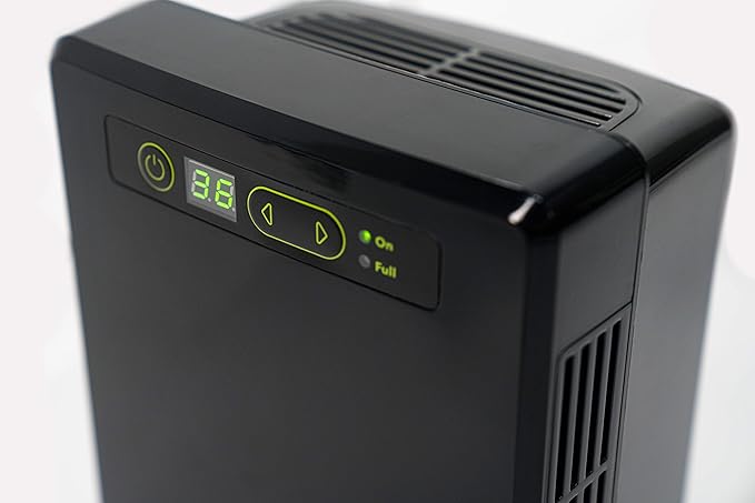 LOCKDOWN Automatic Dehumidifier with Quiet Operation, Drain Hose and Self Monitoring Controls for Humidity Control in Small Rooms, Safes and Closets - Image 3