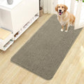 OLANLY Dog Door Mat for Muddy Paws 44x24, Absorbs Moisture and Dirt, Absorbent Non-Slip Washable Doormat, Quick Dry Chenille Mud Mat, Entry Indoor Entryway Carpet for Inside Floor, Warm Taupe by OLANLY