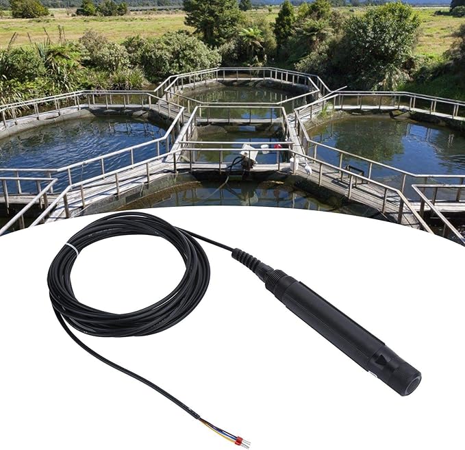 Dissolved Oxygen Meter, 12‑24V Portable Fluorescence Detector Sensor, Remote Monitoring Aquaculture Device for Sewage Treatment, Environmental Monitoring, Fish Pond - Image 3