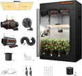 Spider Farmer 2x4 Complete Grow Tent Kit SF2000 Samsung LM301H EVO & Dimmable Grow Tent Complete System 24" x 47" x 71" Growing Tent Set 4" Ventilation System & 6'' Clip Fan by SpiderFarmer
