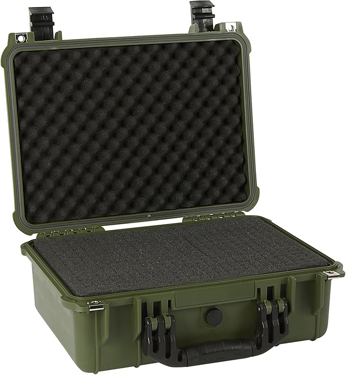 Strongway 16In. Plastic Waterproof Storage Case, Green, Model# Mj-5018_Grn - Image 2