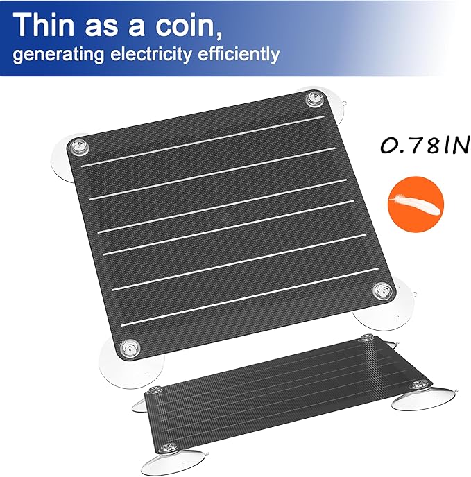 Waterproof 20W 12V Solar Battery Charger ，Maintainer Pro with UltraSmart MPPT Controller, 12V Solar Panel Trickle Charging Kit for Car, Boat, Marine, RV, Trailer (SP-20W) - Image 6