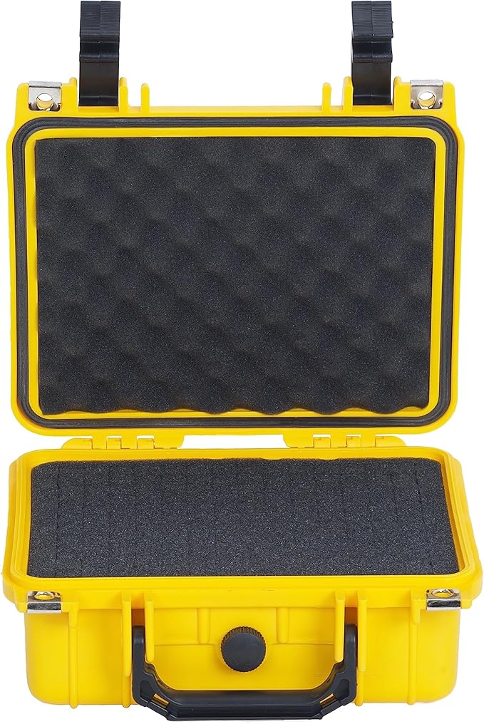 MEIJIA Portable All Weather IP67 Waterproof Protective Case,Hard Camera Case,Dry Case with Customizable Foam,Fit Use Of Drones,Camera,Equipments,10.62 x9.68x4.87inches - Image 6