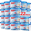 22Pack Moisture Absorbers, 10.6OZ Humidity Absorber Bucket, Moisture Absorbers for Closet, Dehumidifier Bucket for Wardrobes、 Kitchens and Bathrooms, Fragrance Free Humidity Absorber by Unknown