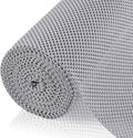 Shelf Liner for Kitchen Cabinet, Drawer Liners Non Slip Non Adhesive Thick Mat, Breathable Dresser Pantry Bathroom Protector, Grey, 12" x 120" by ALIUNI