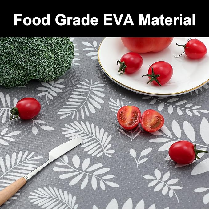 Cooyes Drawer and Shelf Liner, Non-Adhesive Shelf Liners for Kitchen Cabinets, Thick Strong Grip Mats for Desk, Shelves, Bathroom Drawers, Fridge, Cabinet Protection（23.6" W x 118" L） - Image 5