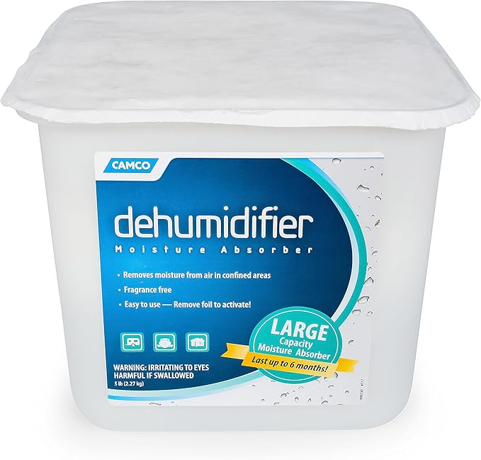 Camco Moisture Absorber Bucket - Features Fast-Acting Moisture-Absorbing Agent - No-Fragrance Beads – Use with RV Storage,Camper Organization & More (44282),(Pack of 4) - Image 6
