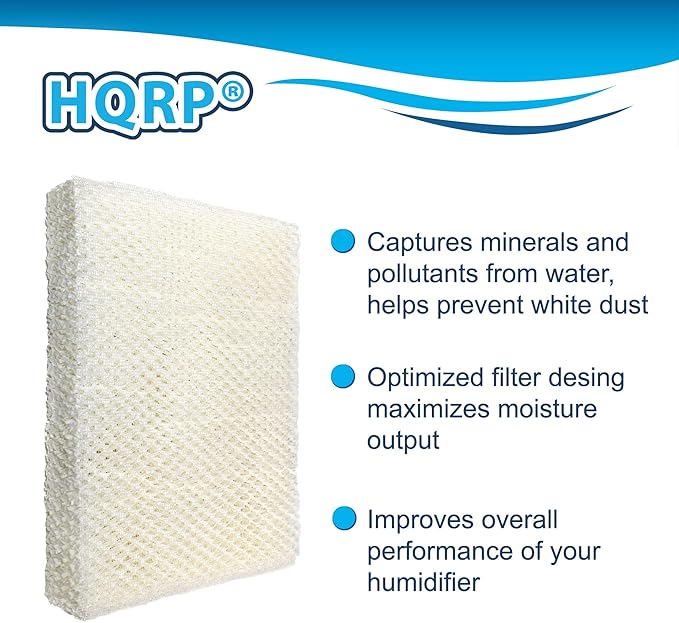 HQRP 4-pack Wick Filter for Hunter 35617, 36516, 36517, 36518, 36316, 36317 Cool Mist Humidifiers, 31949 31947 HN1949 Replacement - Image 4