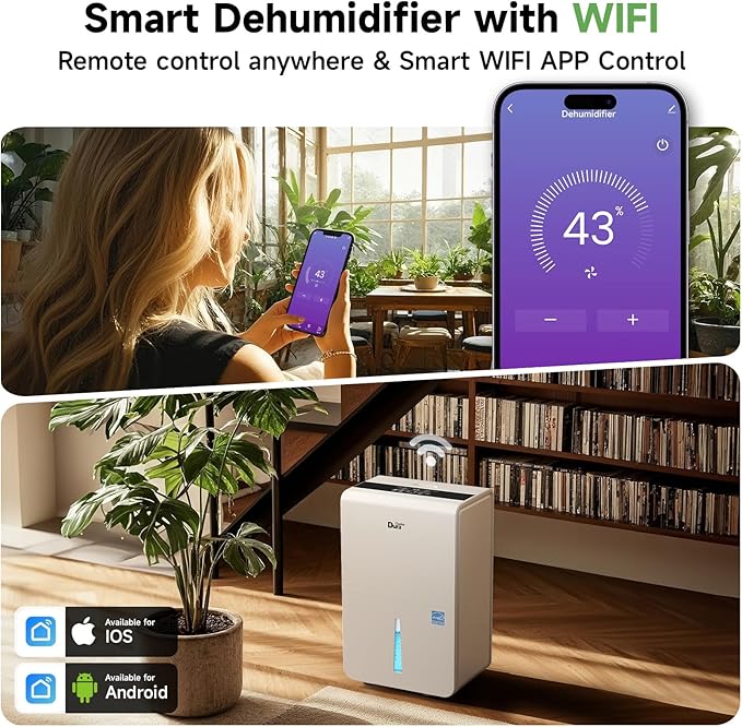 DuraComfort Dehumidifier for Basement Home with Pump,4500 Sq.ft 50 Pints With WiFi - Image 3