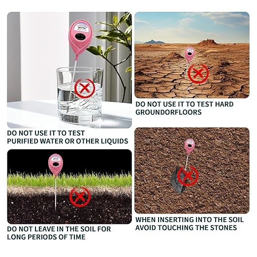 Soil Moisture Meter, Garden Plant Water Meter, Plants Moisture Meter, Lawn Soil Tester, Soil Water Gauge for Potted Plants, Plant Moisture Monitor No Battery Required Free Plant Watering Guide - Image 8