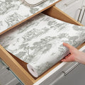 Tatyanna Shelf Liner for Kitchen Cabinets Non Adhesive Drawer Liner Non Slip Cabinet Liner Strong Grip Green Shelf Liners Waterproof Easy to Clean Dresser Liner for Kitchen Cupboard 12IN x 10FT by Tatyanna