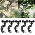 CozyCabin 360° Adjustable Mist Cooling System Nozzles Water Sprayers Connectors, Stainless Steel Misting Nozzles for Pets Reptiles Ecological Garden Patio Greenhouse, 5 Packs by CozyCabin