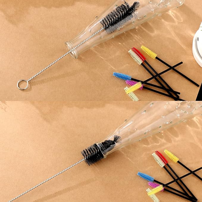 62 Pieces 3 Size Hummingbird Feeder Cleaning Brush Mini Nylon Tube Brush Set Nylon Hummingbird Feeder Parts Cleaning for Bottles, Tubes, Jars, Bird(Black) - Image 6