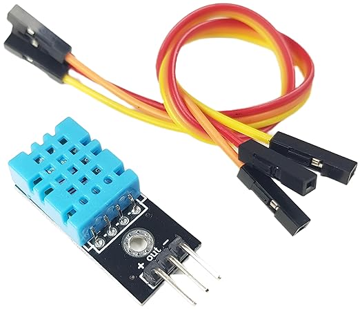 DHT11 Temperature and Humidity Sensor Module 2-Pack, for Arduino, ESP32, ESP8266, Raspberry Pi, IoT DIY Projects, Built-in Resistor for Easy Integration - Image 2