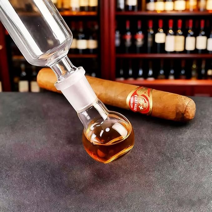 Handmade Glass Tube Cigar Humidor Accessories, Cigar Humidor Replacement,Glass Cigar Infusers Accessories for Fragrance Enhancement, Flavoring, Maintenance and Cleaning - Image 4