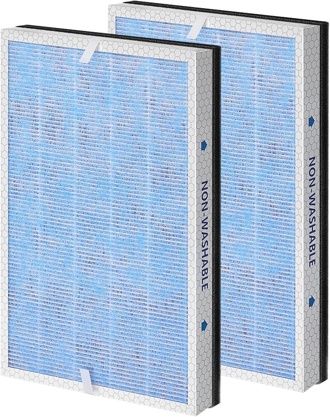 MSA3 Replacement Filter, Compatible with Membrane Solutions MSA3/MSA3S Air Purifier,【Upgraded】3-in-1 Filter, 2-Pack - Standard Version - Image 8