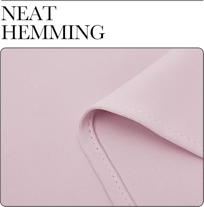 NICETOWN Blackout Curtain 68 inch Long, 55 inches Width, 1 Panel, Baby Pink, Thermal Insulated Window Treatment with Grommet Room Darkening Thermal Insulated Panel for Bedroom/Living Room - Image 6