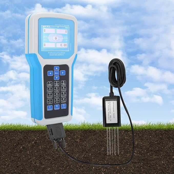 Fdit Soil Tester 240V Intelligent Npk English Version Handheld Phnitrogen Soil Detector for Soil Test Kits - Image 7