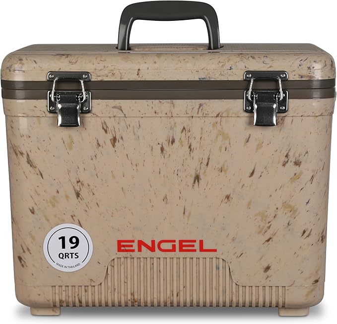 Engel 19qt Leak-Proof, Air Tight, Drybox Cooler and Small Hard Shell Lunchbox for Men and Women by ENGEL