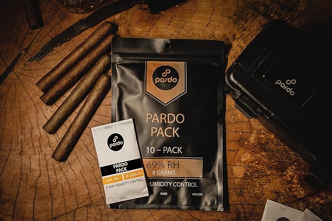 Pardo Humidity Packs 10 Pcs x 8 Grams - Humidor Packets 69% RH 2-Way for Humidity Control, Moisture Packs to Keep Cigars Fresh for Long; 2 Way Humidity Control Packs in Resealable Bag - Image 4