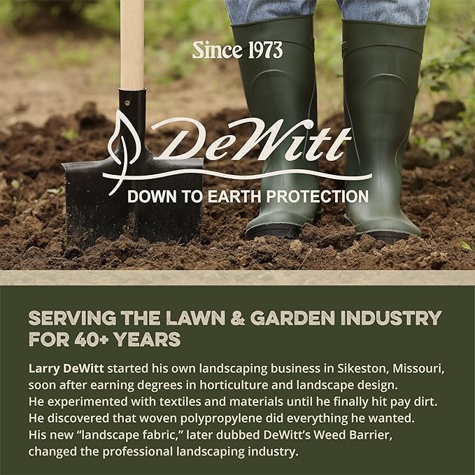 Dewitt 8-Pack Sunbelt Weed Barrier Fabric 3.2 oz, 4 x 300 Feet – Heavy-Duty Ground Cover Mat for Greenhouse Floors, Garden Rows, Raised Beds, Yard Gardening, and Outdoor Landscape Protection - Image 6