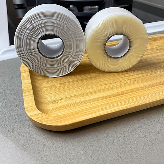 Caulk Tape Self Adhesive,Caulking Tape for Bathroom Sealant Strip Caulk Strip,Waterproof Caulking Sealing Tape for Bathroom, Toilet, Kitchen Countertop,Bathroom,Toilet (Clear-1.5IN-10.5FT-A) - Image 9