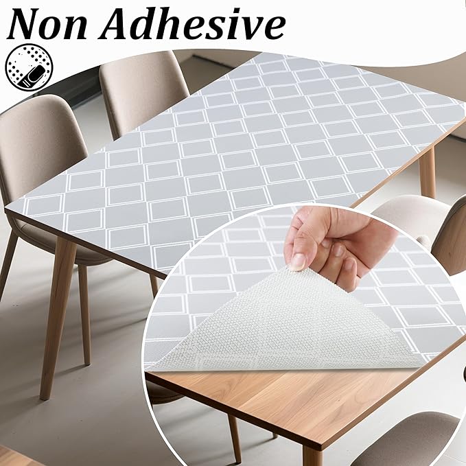 Kitchen Shelf Liner Non Slip 18 Inch X 20 FT Cabinet Liners for Shelves Waterproof Drawer Liners for Kitchen Cabinets Non Adhesive Cupboard Paper Liner for Bathroom Closet Fridge Dresser Pantry - Image 2