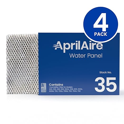 AprilAire 35 Water Panel Humidifier Filter Replacement for AprilAire Whole-House Humidifier Models 300, 350, 360, 560, 560A, 568, 600, 600A, 600M, 700, 700A, 700M, 760, 760A, 768 (Pack of 4) - Image 2