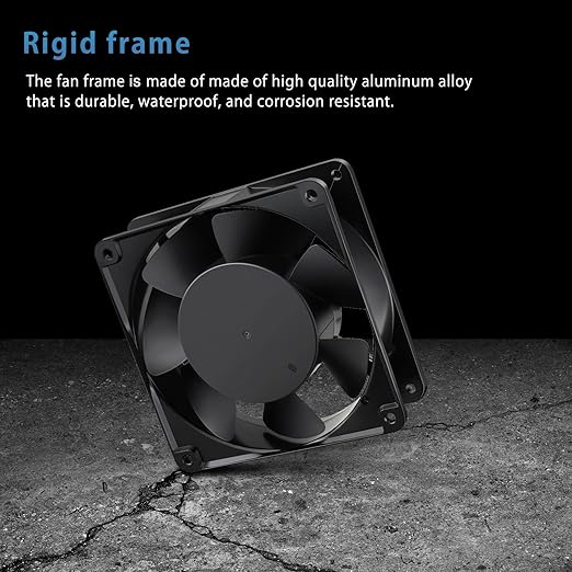 GDSTIME AXIAL Fan 12038, 110V 120V AC 120mm Fan, Ventilation Exhaust Projects Cooling Fan - Image 9
