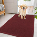 OLANLY Dog Door Mat for Muddy Paws 44x32, Absorbs Moisture and Dirt, Absorbent Non-Slip Washable Doormat, Quick Dry Chenille Mud Mat, Entry Indoor Entryway Carpet for Inside Floor, Caramel Russet by OLANLY