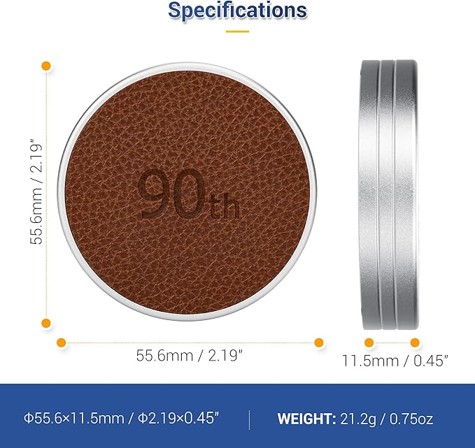 Retro Leather Lens Cap for Fujifilm Instax Mini EVO, Brown Aluminum Anti-Dust Anti-Scratches Lightweight Camera Lens Cover with Soft EVA Interior, Accessories for Fuji Mini Evo Lens Protection Cover - Image 5
