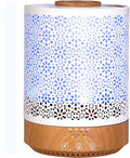 BlueHills 2500 ML Humidifier with Essential Oil Diffuser Combo Aroma Home Décor Design for Large Bed Bath Kids Baby Living Rooms Big Capacity LED Lights Scent Ultrasonic Cool Mist Wood Grain F006 by BlueHills