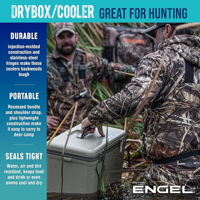 ENGEL 13qt Leak-Proof, Air Tight, Drybox Cooler and Small Hard Shell Lunchbox for Men and Women - Image 6