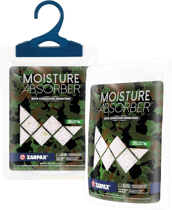 Moisture Absorbers For Gun Safe 7.5 oz/212g - Gun Safe Dehumidifier Prevents Corrosion - Protects Gun & Gear - Desiccant Dehumidifier Removes Excess Moisture - Set of 2 - Image 2