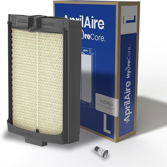 AprilAire HYDRLH Hard Water Maintenance Kit for 620 and 720 Series Humidifiers With HydroCore Water Panel Cartridge and Replacement Orifice by AprilAire