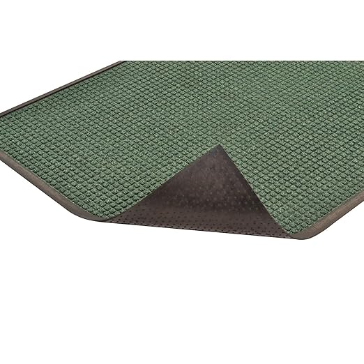 NoTrax 166 Guzzler™ Rubber-Backed Entrance Mat, for Home or Office 3' X 4' Hunter Green - Image 2