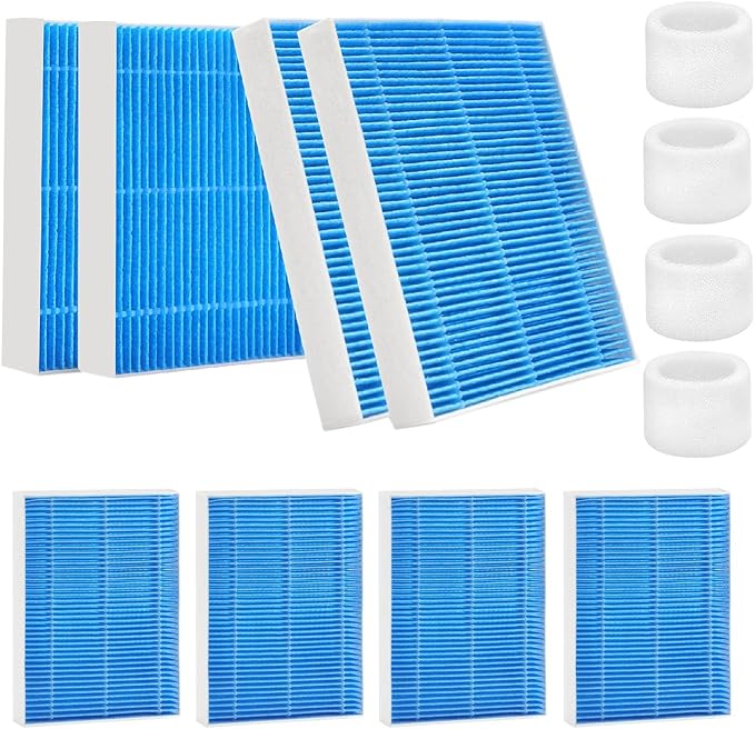 8-Pack Replacement Filters Compatible with LEVOIT Superior 6000S Smart Evaporative Humidifier + 4-Pack Top Fill Humidifier Replacement Filters Compatible with LEVOIT Humidifiers by Gazeer