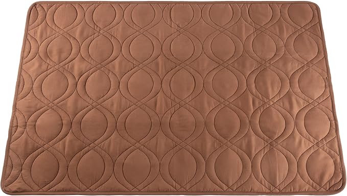 PETMAKER Waterproof Pet Mat - 36x28 Partial Couch Covers for Dogs, Cats, or Kids - Quilted Non-Slip Furniture Protector Pad (Brown) by PETMAKER