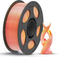 ANYCUBIC Silk Dual Color Pla Filament, 2-in-1 Chrome Coextrusion Color Change 3D Printer Filament 1.75mm Dimensional Accuracy +/- 0.02mm, Silk Texture, 1KG Reusable Spool (2.2 lbs), Pink Gold by ANYCUBIC