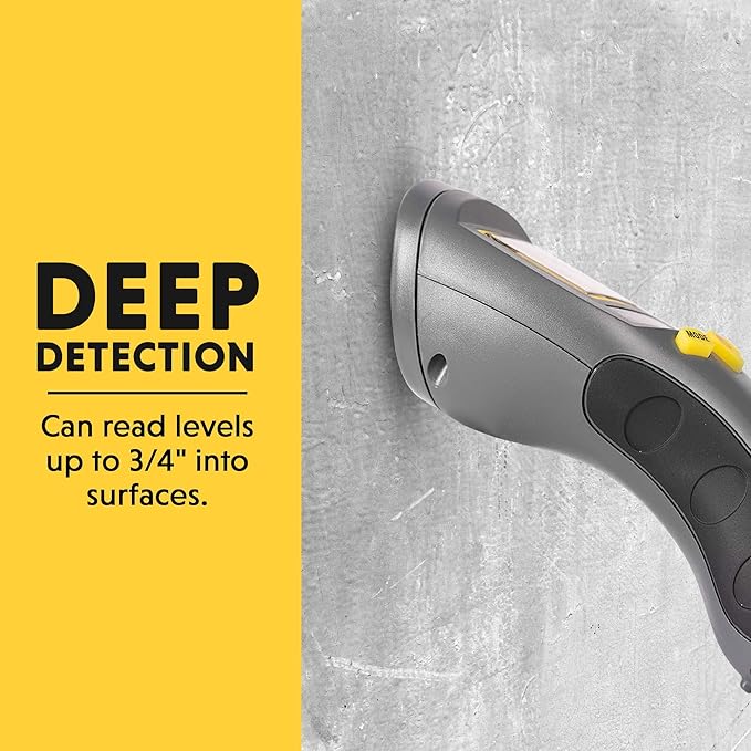 General Tools LCD Moisture Meter #MM8 - Leak and Humidity Detector - Pinless and Non-Invasive - Image 6