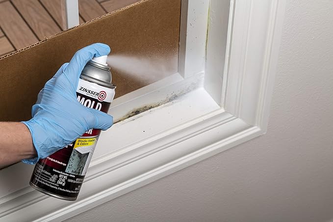 Rust-Oleum Zinsser 287512-6PK Mold Blocking Spray Primer, White, 13.00 Fl Oz (Pack of 6) - Image 5
