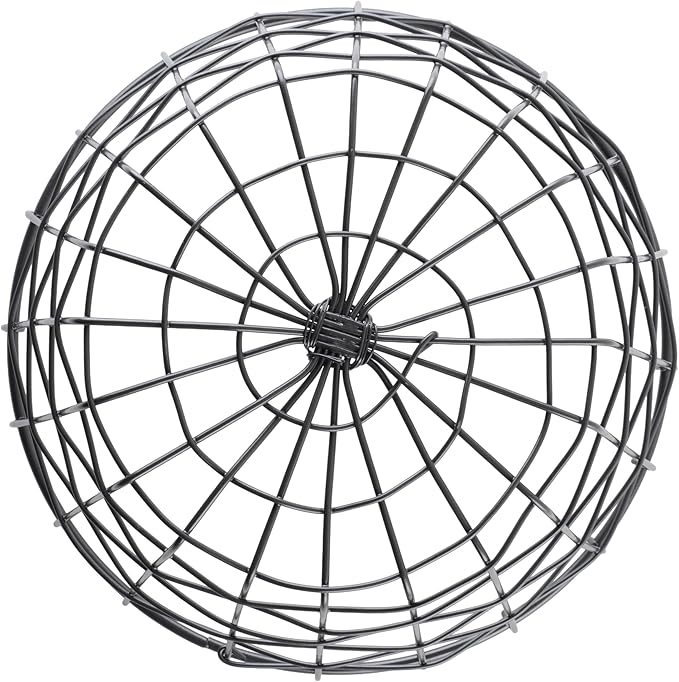 G.E.T. Round Heavy-Duty Iron Wire Utility Storage Basket for Pantry, Storage and More, 8" x 5" - Image 4