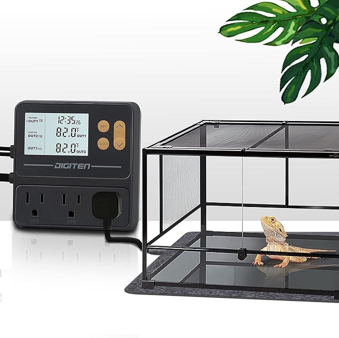Reptile Temperature Controller, 3 Outlet Timer Thermostat for Grow Tent, Incubation, Snakes, Fish Tank, Heater, humidifiers, Ball Pythons, Bearded Dragon Tank - Image 7