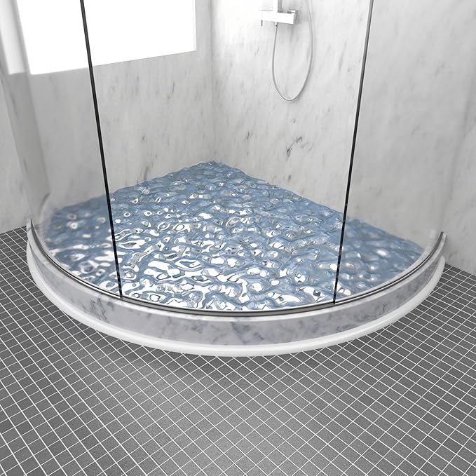 Duzzy 98 Inch Flexible Quarter Round Molding, Silicone Rubber Peel and Stick Shower Water Barrier Suitable for the Shower Corner or Kitchen Countertop Sink and Cooktop - Image 4