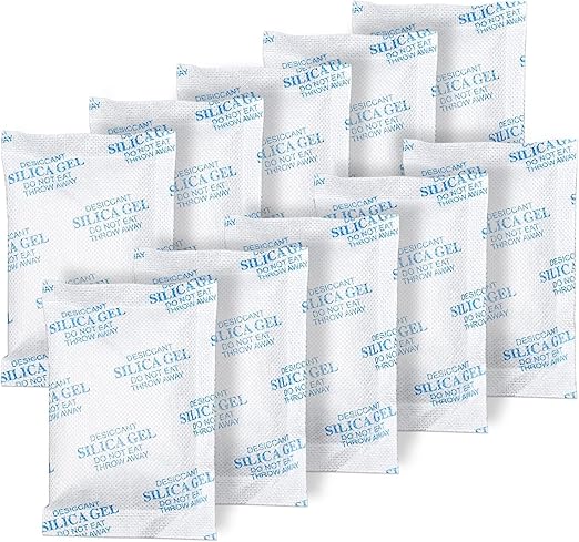Moisture Absorbers, Silica Gel Packets, 20 Gram - 30 Packs, Desiccant Packs, Dehumidifier Packs for Storage, Spices Jewelry, Shoes Boxes, Electronics Storage (30 PCS) - Image 7